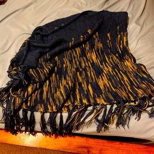 LuLaRoe Mimi Shawl Gold & Blue WVU Mountaineers Colors